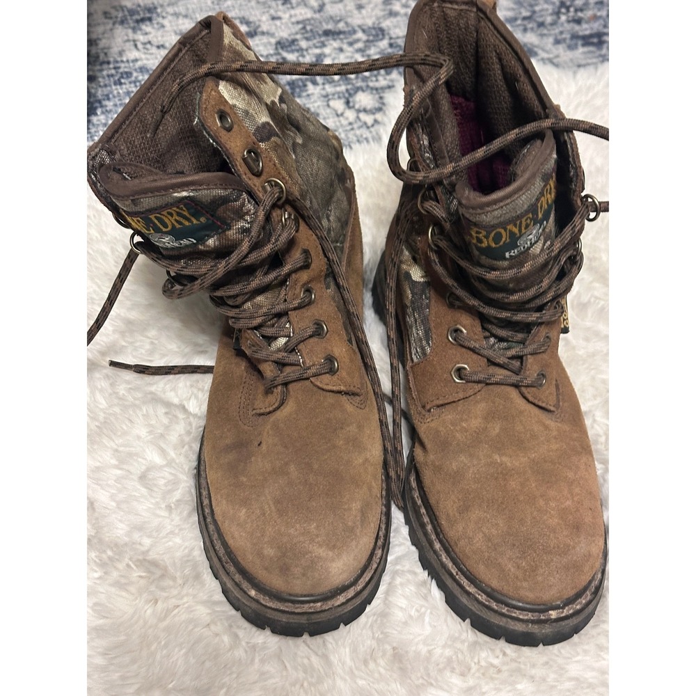 RedHead Bone Dry Gore-Tex Waterproof Camo Leather Hunting Boots